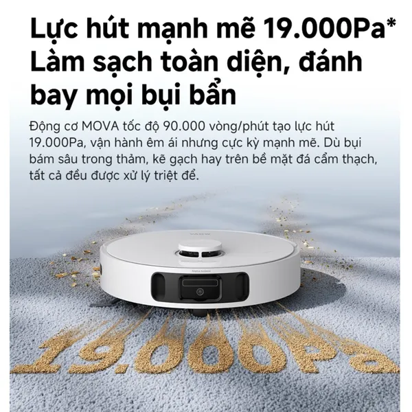 Robot Hút Bụi Lau Nhà Mova E40 Ultra
