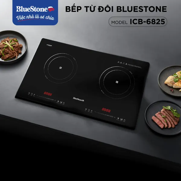 Bếp Từ Đôi BlueStone ICB-6825 5000W