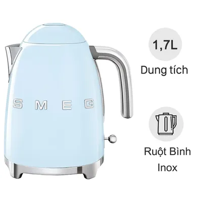 Ấm Đun Nước SMEG KLF03PBEU - Xanh Dương