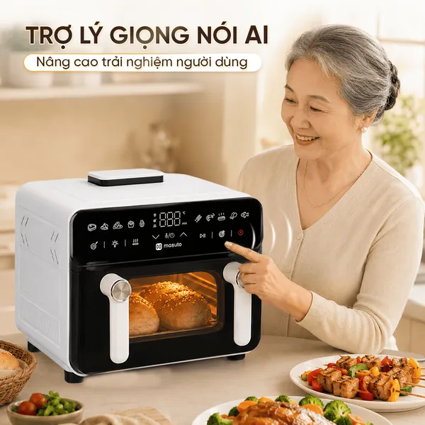 Nồi Chiên Không Dầu Masuto MSPPrimeAir 12 Lít