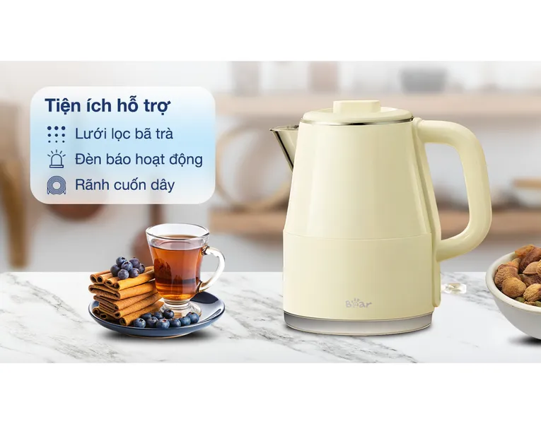 Bình Đun Siêu Tốc Bear KE-5H20B16 2.0 Lít