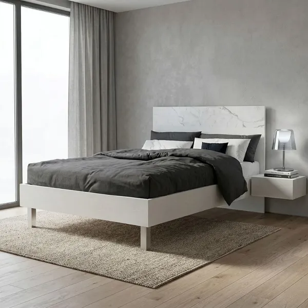 Giường ngủ Queen NS12020 Trắng