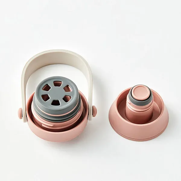 Bình Giữ Nhiệt Lock&Lock Metro Double 470ml LHC4202PIK Màu Hồng