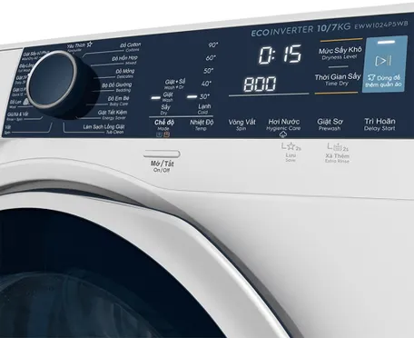 Máy Giặt Sấy Electrolux Inverter 10/7 Kg EWW1024P5WB 2