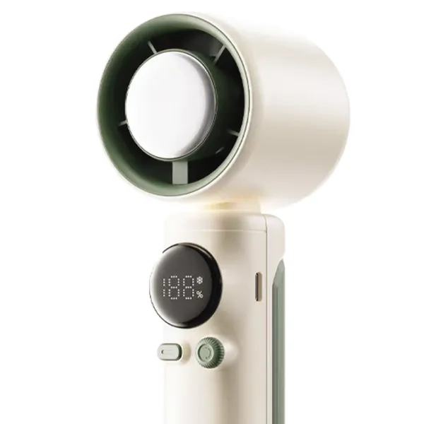 Quạt Cầm Tay Có Sò Lạnh Simplehome SS-026 Màu Trắng Ngà