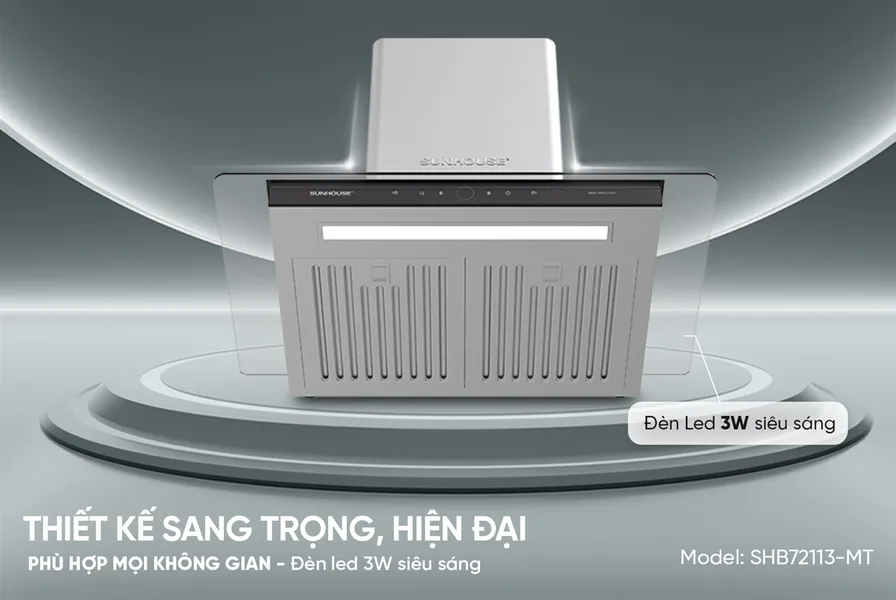 Máy Hút Mùi Chữ T Sunhouse SHB72113-MT