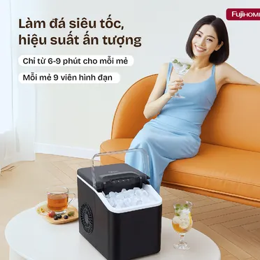 Máy Làm Đá Viên Mini Fujihome IM1218 4
