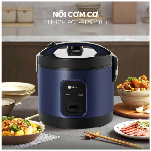 Nồi Cơm Điện Elmich RCE-9129 1.8 Lít