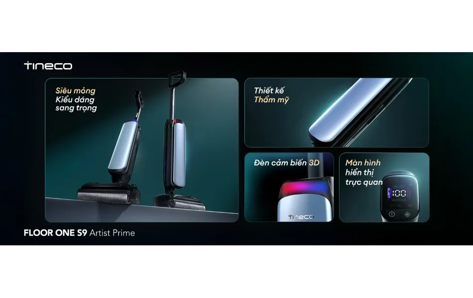 Máy Lau Sàn Hút Bụi Tineco Floor One S9 Artist Prime