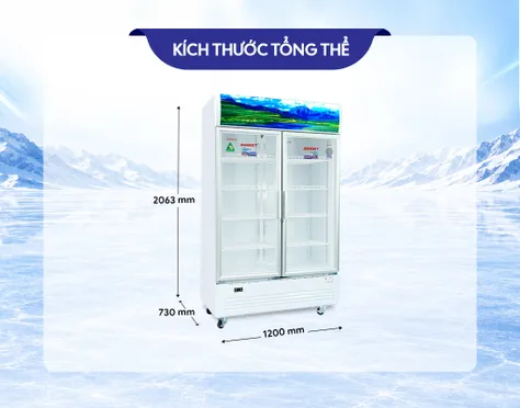 Tủ Mát Sanaky Inverter 1100 Lít VH-1209HP3 1