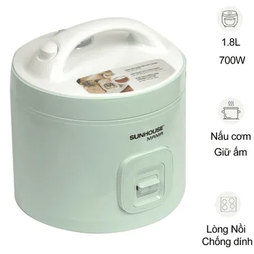 Nồi Cơm Điện Sunhouse Mama SHD8665B 1.8 Lít