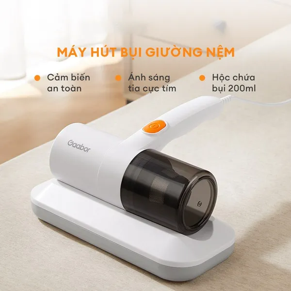 Máy Hút Bụi Nệm Sofa Gaabor VCD10M-WH02A Diệt Khuẩn Tia UV