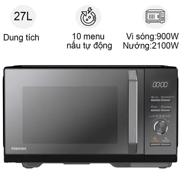 Lò Vi Sóng Kết Hợp Nướng Toshiba MW3-AC27PE(BM)VN 27 Lít - Xuất Xứ Thái Lan