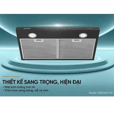 Máy Hút Mùi Kính Thẳng Sunhouse SHB72021-MT 7