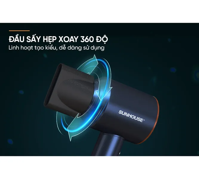 Máy Sấy Tóc Tốc Độ Cao Sunhouse SHD2321