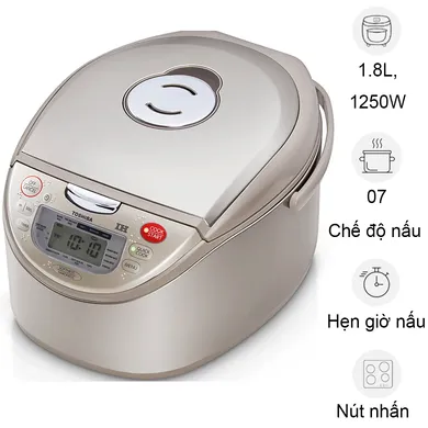 Nồi Cơm Điện Cao Tần Toshiba RC-18RH(CG)VN 1.8 Lít