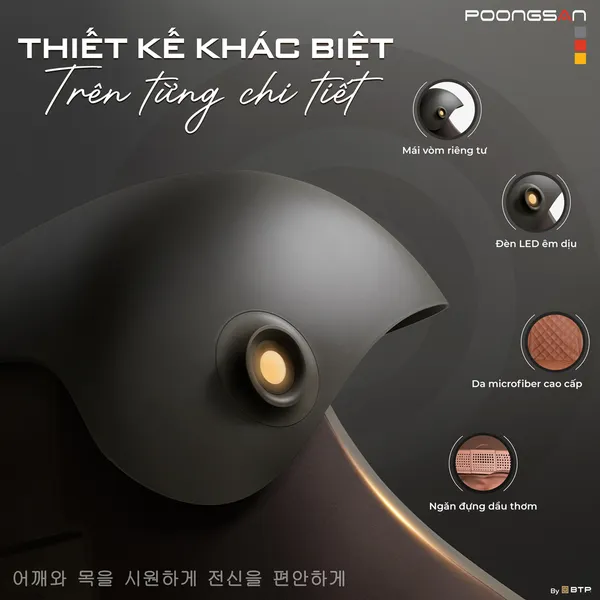 Ghế Massage Cao Cấp Poongsan MCP-906
