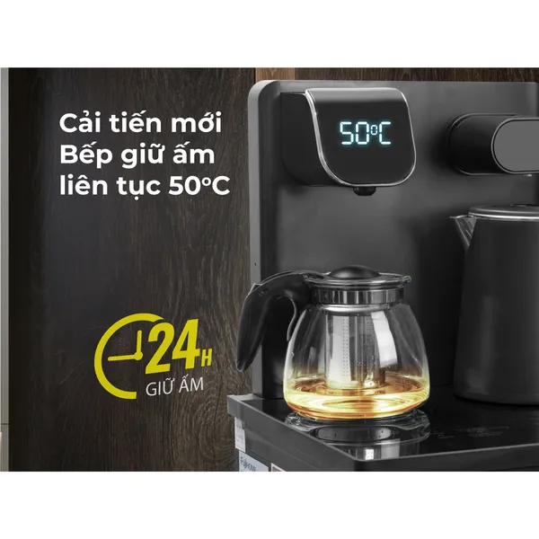 Cây Nước Làm Nóng Bình Âm Kết Hợp Bàn Pha Trà Cafe Fujihome TB110E-H
