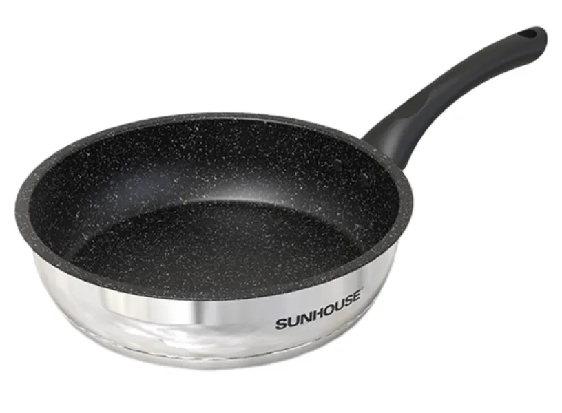 Chảo Inox 5 Đáy Sunhouse IN16M4