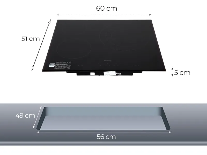 Bếp Điện SMEG SE363ETB