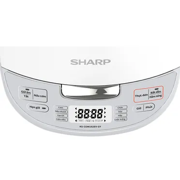 Nồi Cơm Điện Tử Sharp KS-COM192EV-GY 1.8 Lít 4