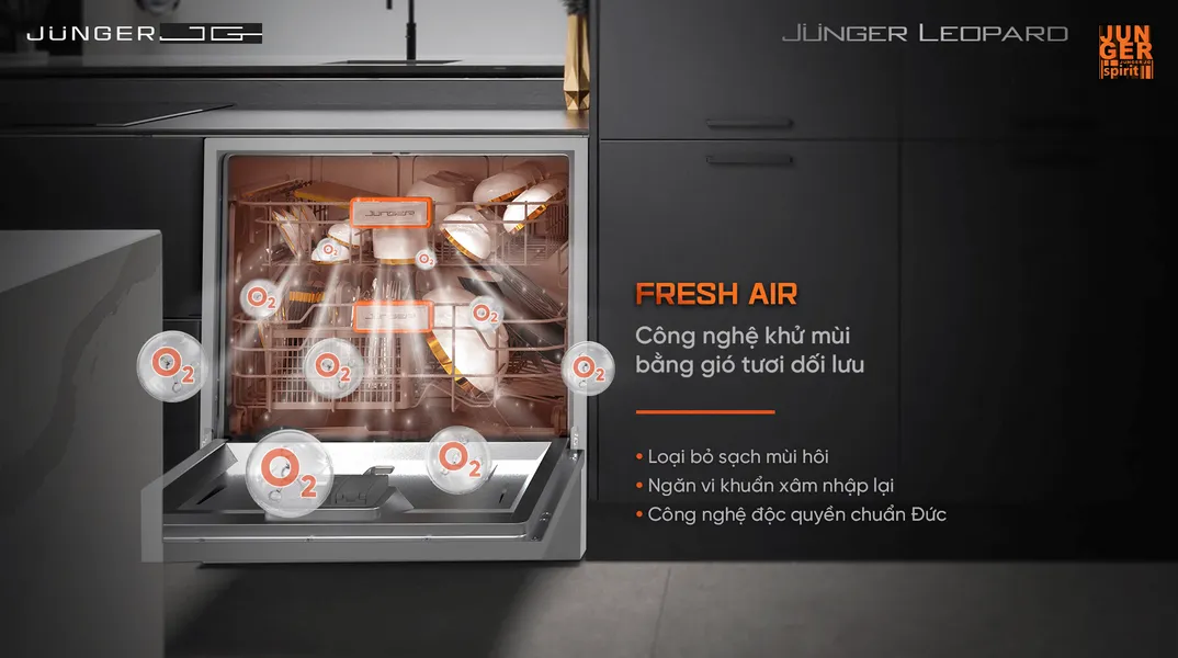 Máy Rửa Bát Junger DWJ-100 - Xuất Xứ Thái Lan