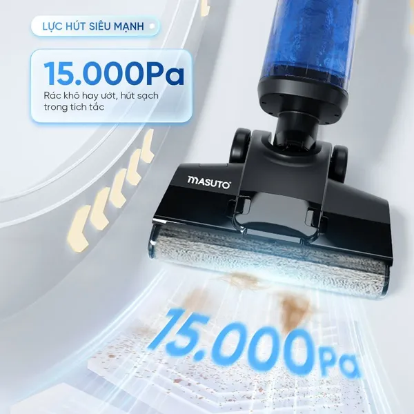 Máy Hút Bụi Lau Nhà Không Dây Masuto MSFOLD