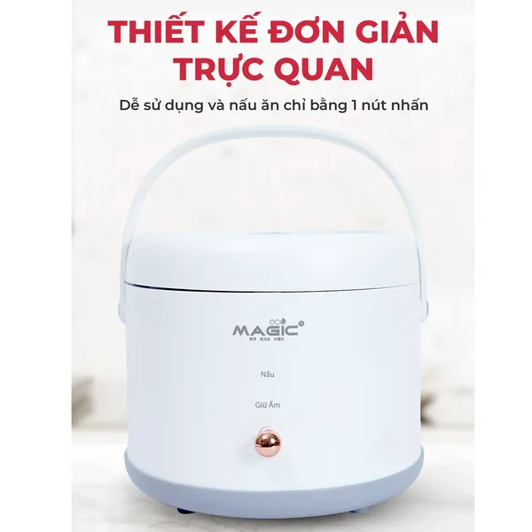 Nồi Cơm Điện Magic Eco AC-240 0.8 Lít