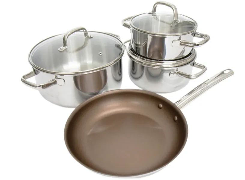 Bộ Nồi Chảo Kims Cook Uni - Clad 07pcs