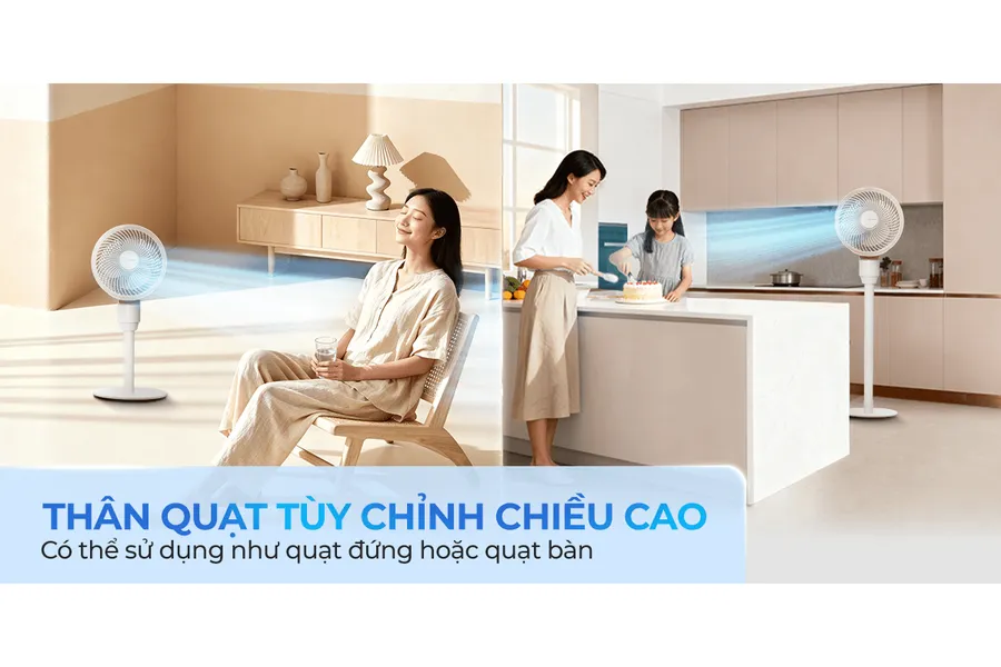 Quạt Tuần Hoàn Có Remote Sharp PJ-CD603V-C 24W
