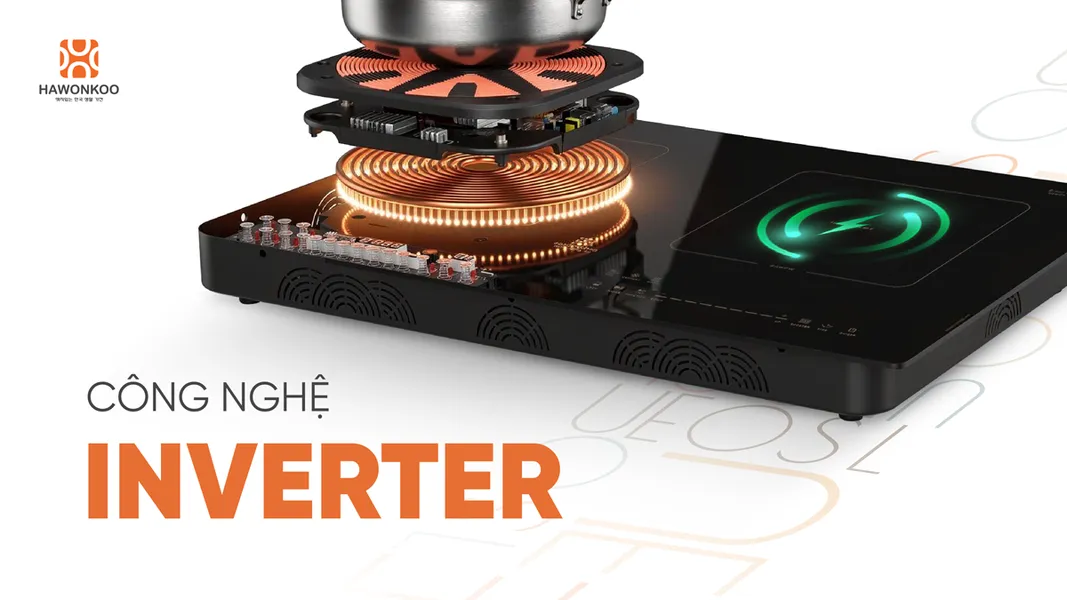 Bếp Từ Đôi Hawonkoo CEH-299-Inverter 5400W - Thái Lan