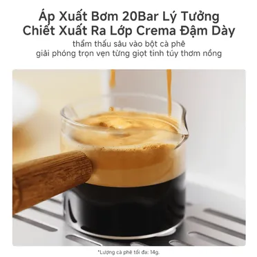 Máy Pha Cà Phê Espresso Simplus KFJH014WH01 5