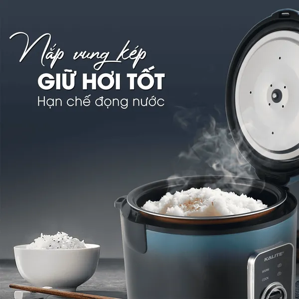 Nồi Cơm Nắp Gài Kalite KRC6018 1.8 Lít