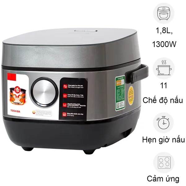 Nồi Cơm Điện Toshiba RC-18IP1PV 1.8 Lít
