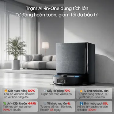 Robot Hút Bụi Lau Nhà Mova Z70 Ultra Roller Complete 15