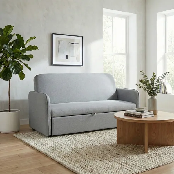 Sofa Giường Elina 3LAN-96N3-P2 Xám nhạt