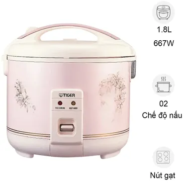 Nồi Cơm Điện Tiger JNP-1800 1.8 Lít Hồng - Nhật Bản