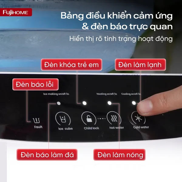 Máy Nóng Lạnh Tích Hợp Làm Đá Fujihome WD593C-IM
