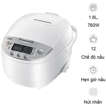 Nồi Cơm Điện Toshiba RC-18DH2PV(W) 1.8 Lít
