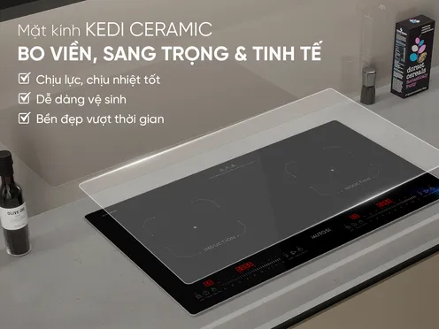 Bếp Từ Đôi Mutosi MI-36 7