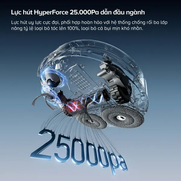 Robot Hút Bụi Roborock Curv 2 Pro Màu Trắng