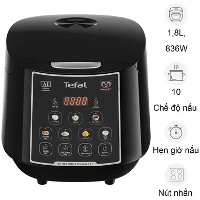 Nồi Cơm Điện Tử Tefal RK737868 1.8 Lít
