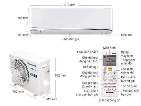 Máy lạnh Panasonic Inverter 2 Hp CU/CS-PU18UKH-8 1