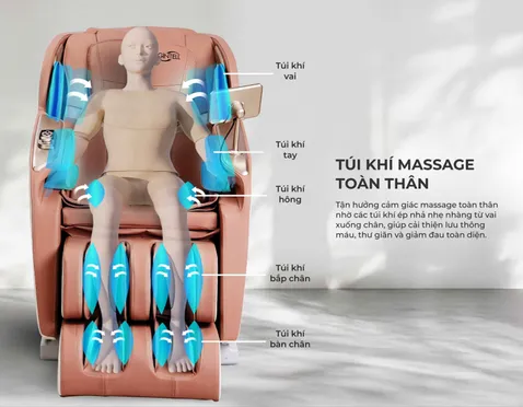 Ghế Massage Gintell B-Bravo GT9850BV 7
