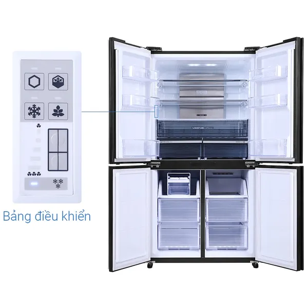 Tủ Lạnh Sharp Inverter 525 Lít SJ-FX600V-SL