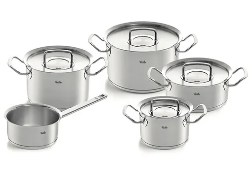Bộ Nồi 5 Món Fissler OPC2 Nắp Inox - Xuất Xứ Đức 0