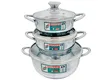 Bộ Nồi Bầu Inox 430 Đáy Từ TF03