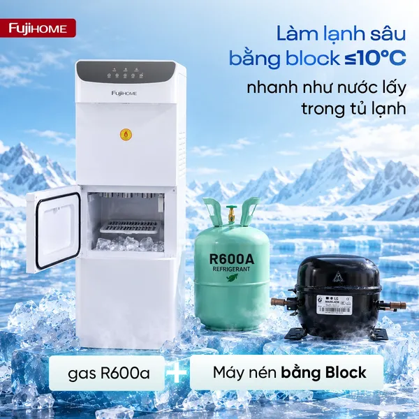 Máy Nóng Lạnh Tích Hợp Làm Đá Fujihome WD593C-IM