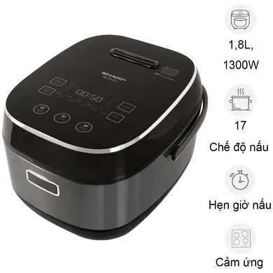 Nồi Cơm Điện Cao Tần Sharp KS-IH191V-BK 1.8 Lít