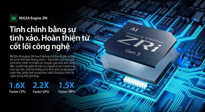 Smart Tivi Mini LED Toshiba AI 4K 55 Inch 55Z670RP 9